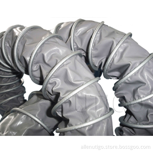 Clamped polyester duct
